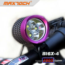 Maxtoch BI6X-4 3*CREE XML T6 Purple Mountain Bicycle Lights